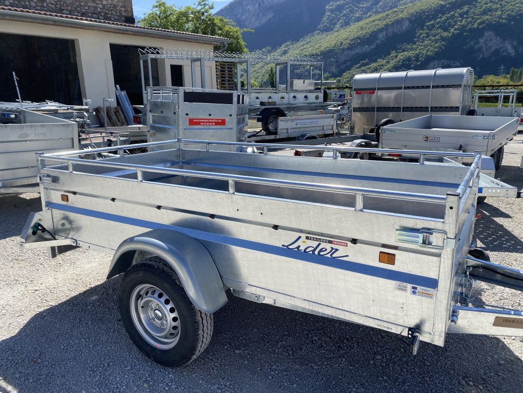 Remorque Lider Robust 34392 253 x 134 cm 1300KG PTAC frein?�e (financement possible) �?? Remorques 