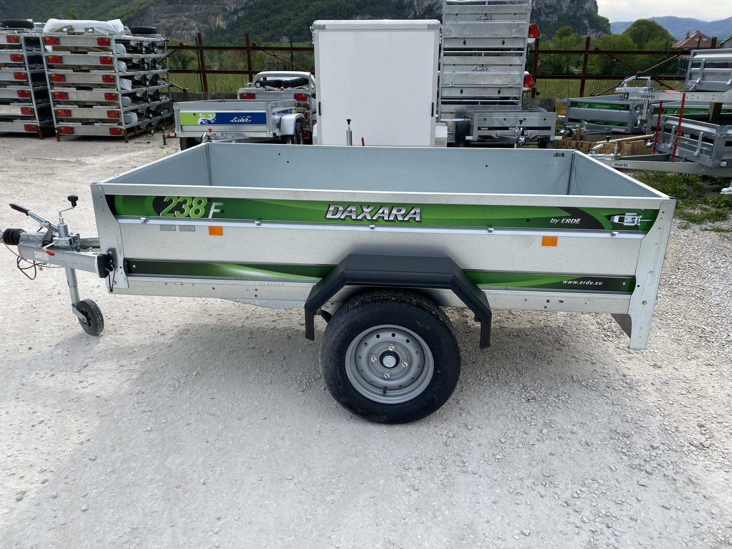 Bâche Protection Remorque Bâche Remorque Erdé Classic 192x122 Cm - PVC 640 G/m² Fabriqué En France Bache Protection 192x122cm Pvc 640g/m2 Fabrique France